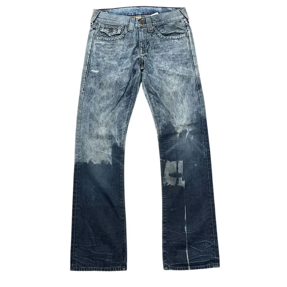 TRUE RELIGION Ricky Acid Wash Jeans Size 31